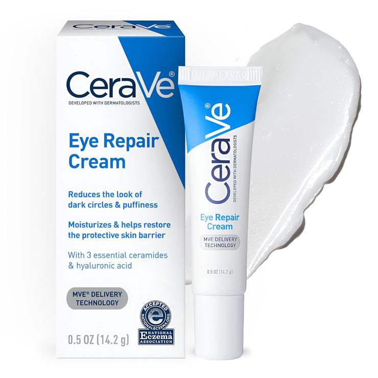 CeraVe Eye Repair Cream for Dark Circles and Puffiness for All Skin Types